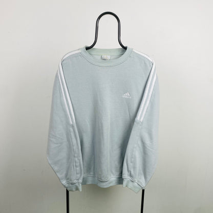 00s Adidas Sweatshirt Light Blue XL