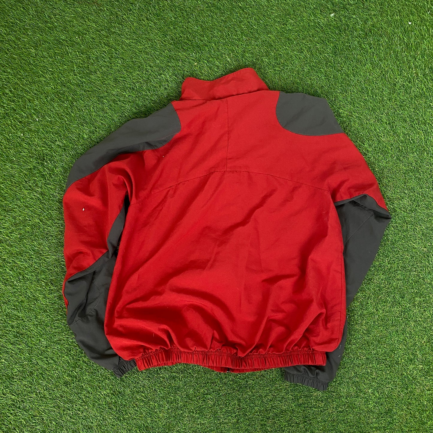 00s Nike Windbreaker Jacket + Joggers Set Red Small