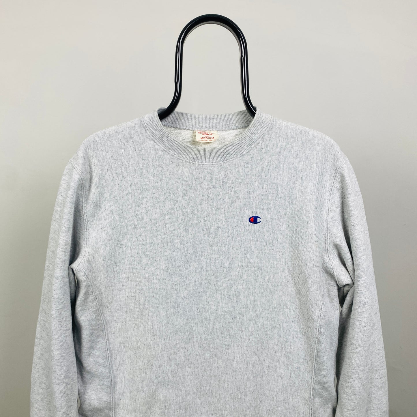 00s Champion Sweatshirt Grey Medium