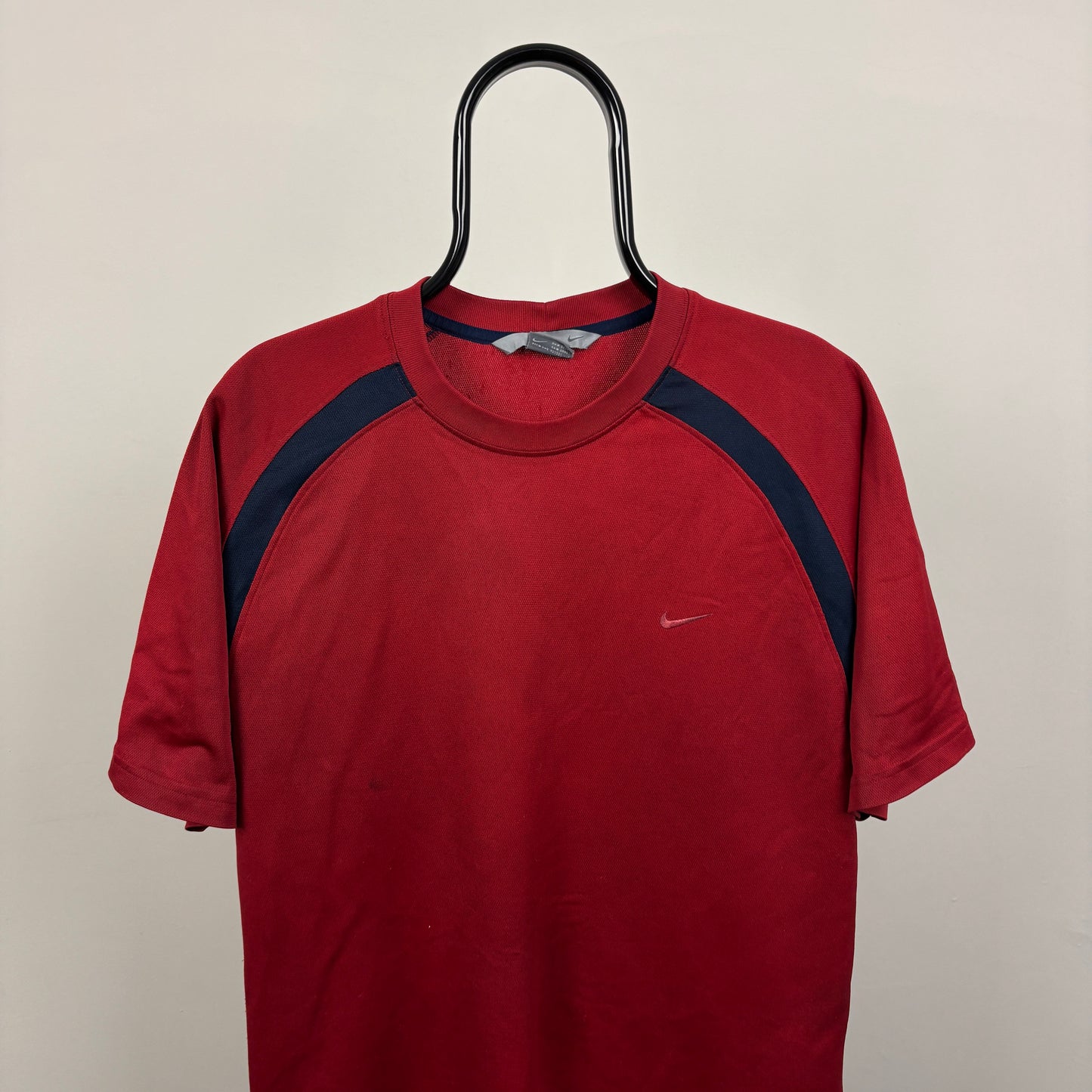 00s Nike Sports T-Shirt Red XXL