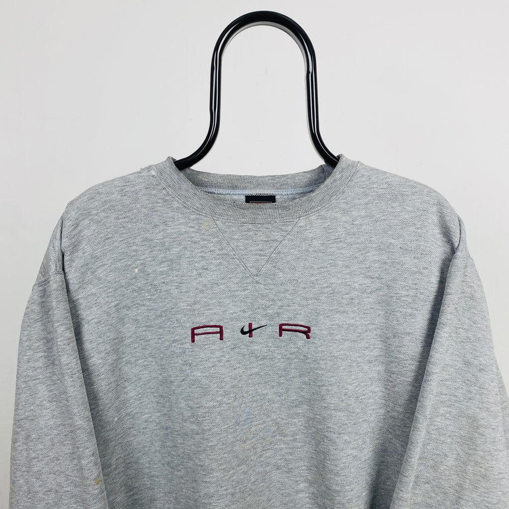 90s Nike Air Sweatshirt Grey Large