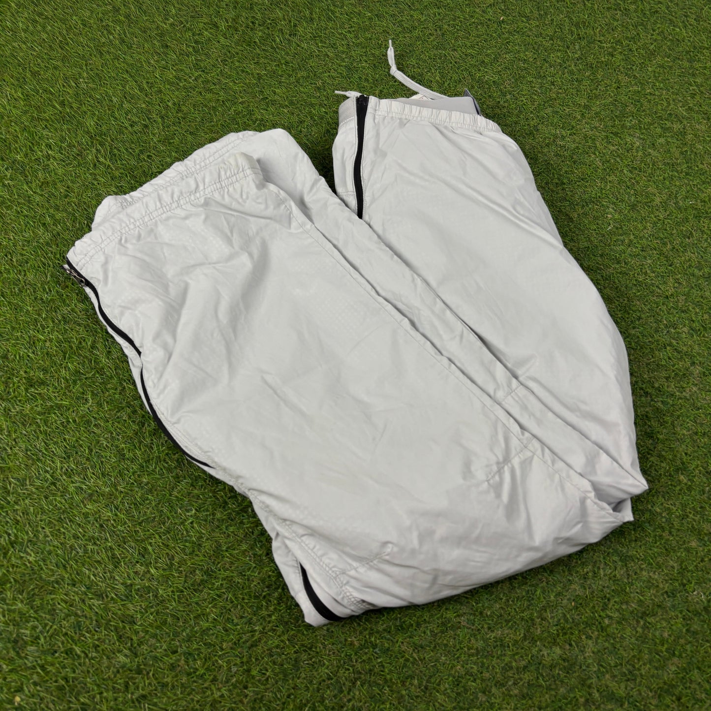 00s Nike Full Zip Piping Joggers Grey Small