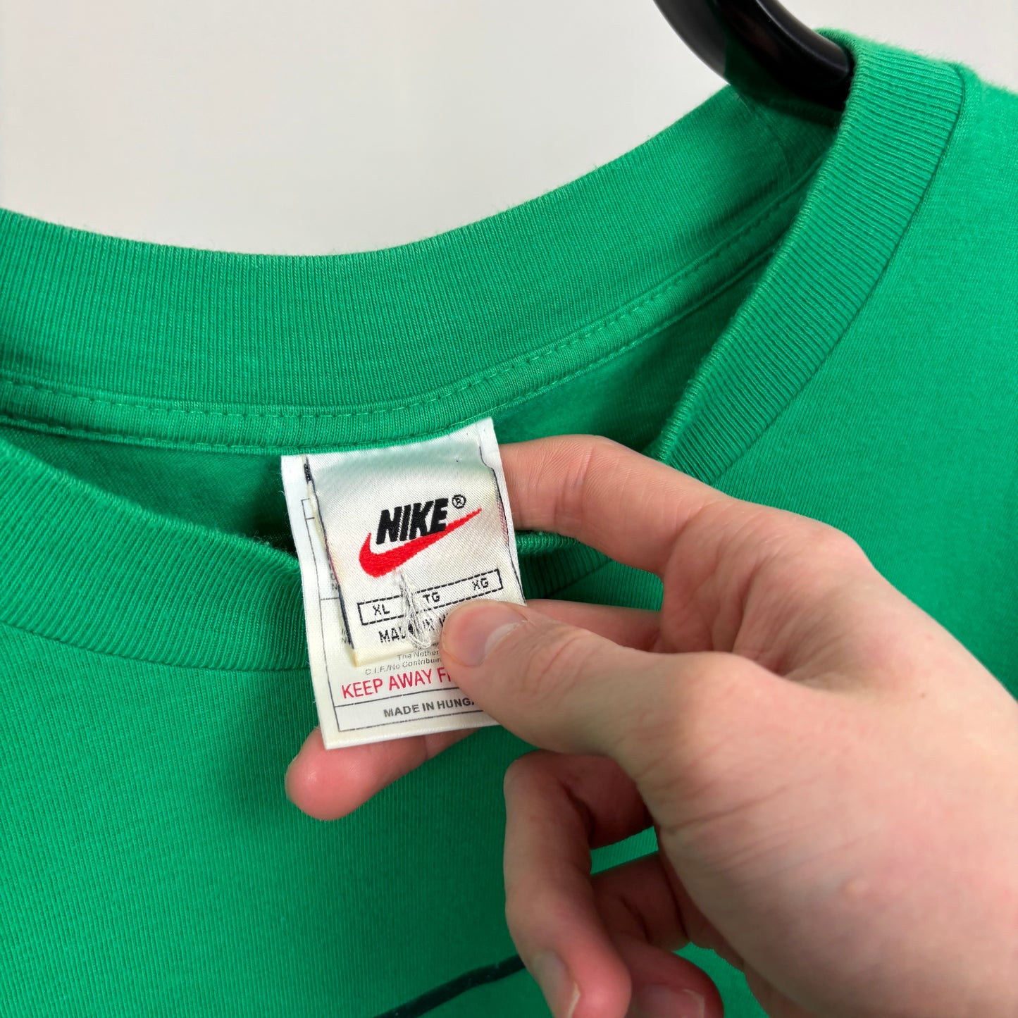 90s Nike Nigeria T-Shirt Green XL