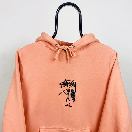 90s Stussy Hoodie Pink Small
