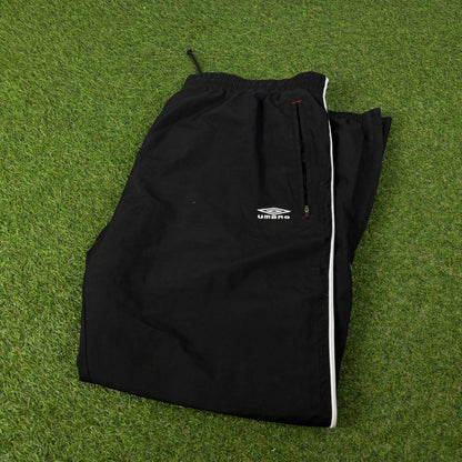 00s Umbro Piping Joggers Black XL