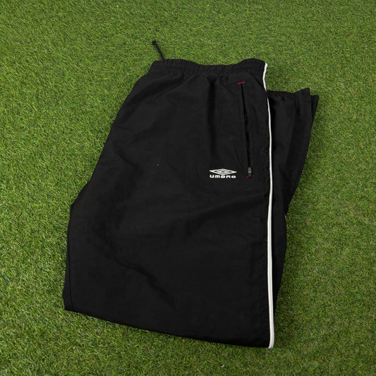 00s Umbro Piping Joggers Black XL