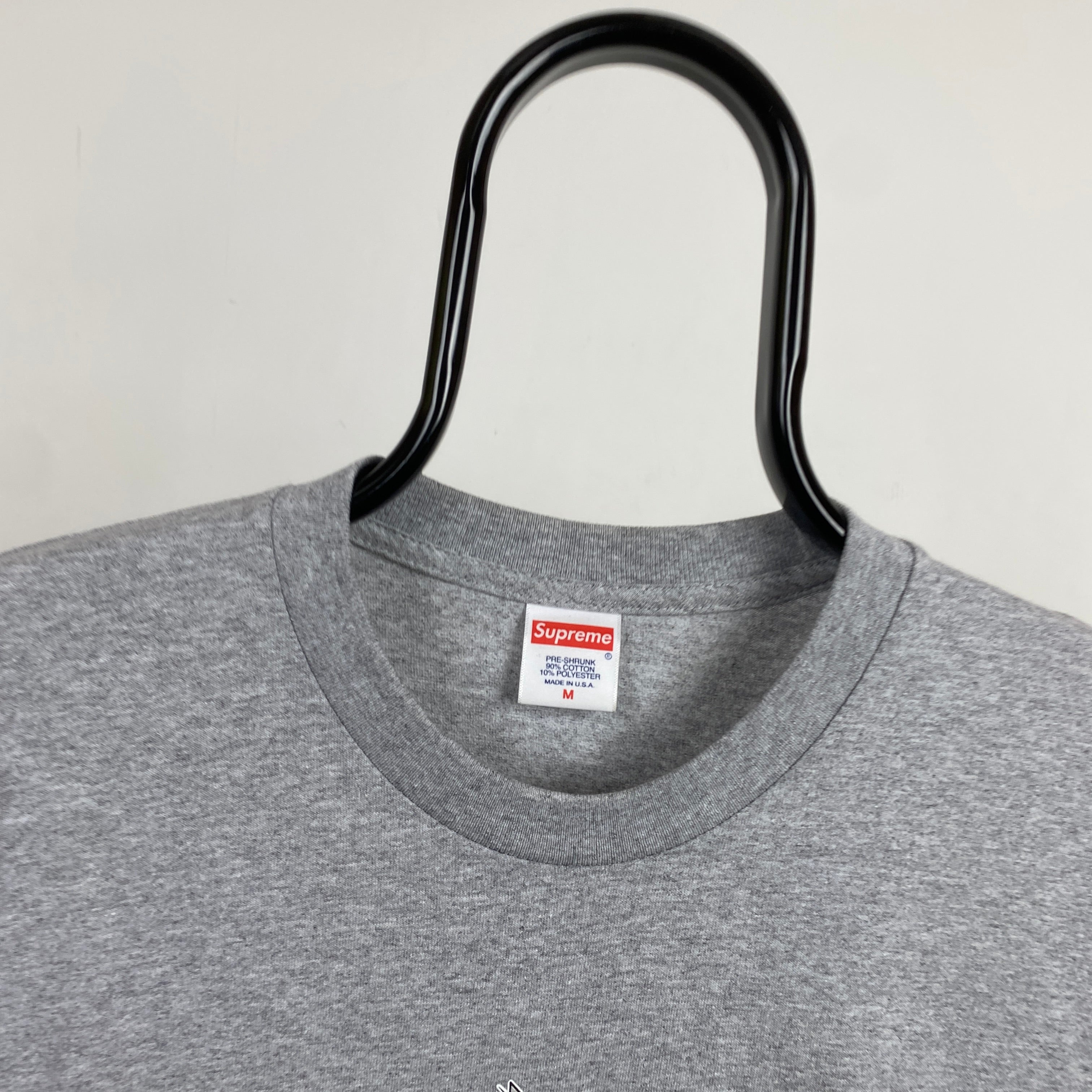 Retro Supreme Crash T-Shirt Grey Medium