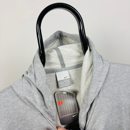 00s Nike Hoodie Grey Large