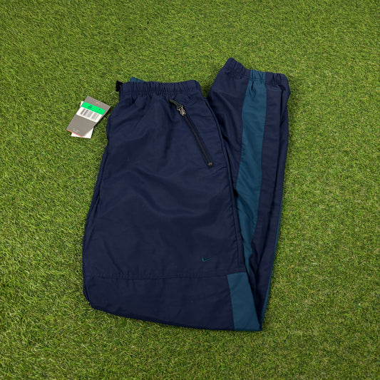 00s Nike Piping Joggers Blue Small