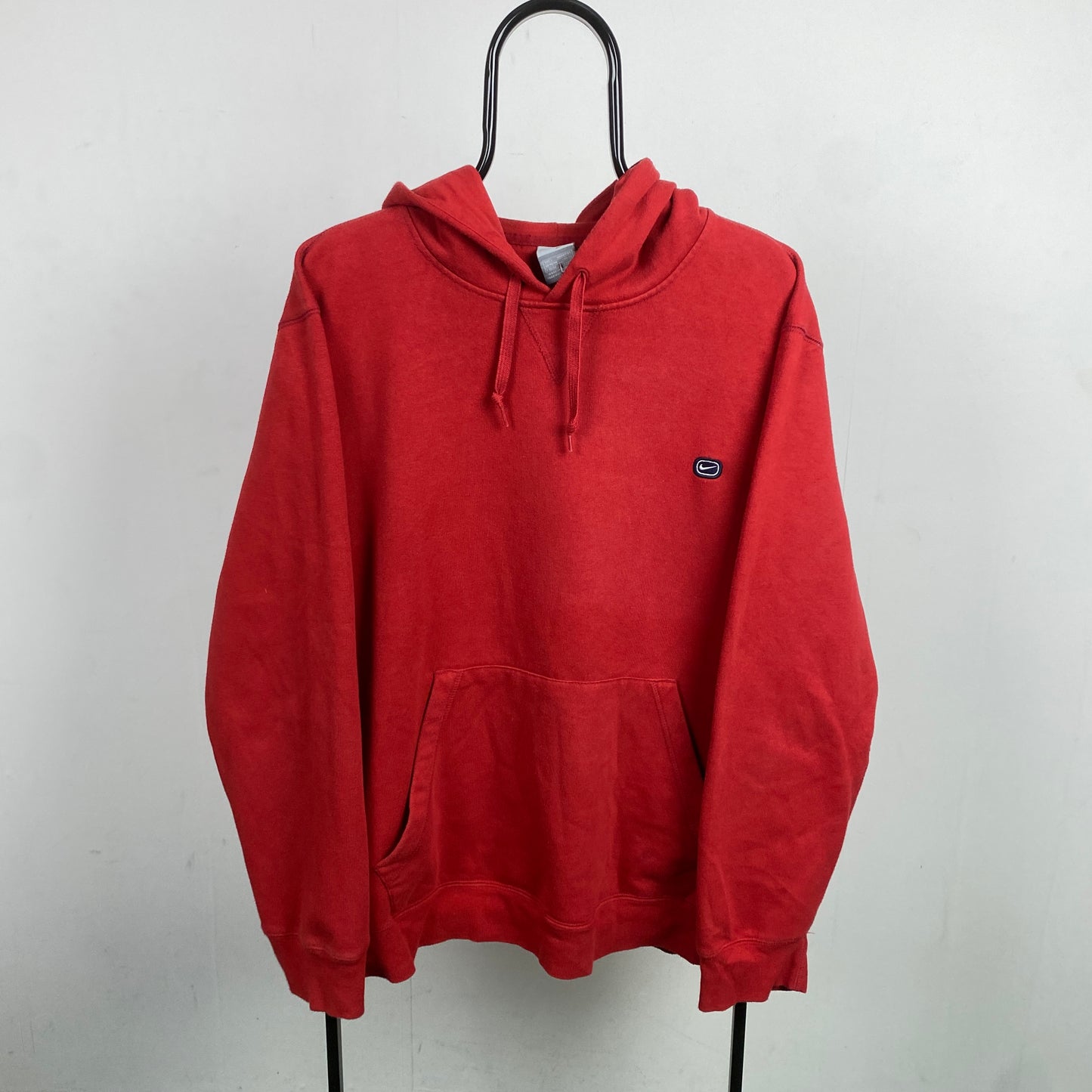 00s Nike Hoodie Red Large