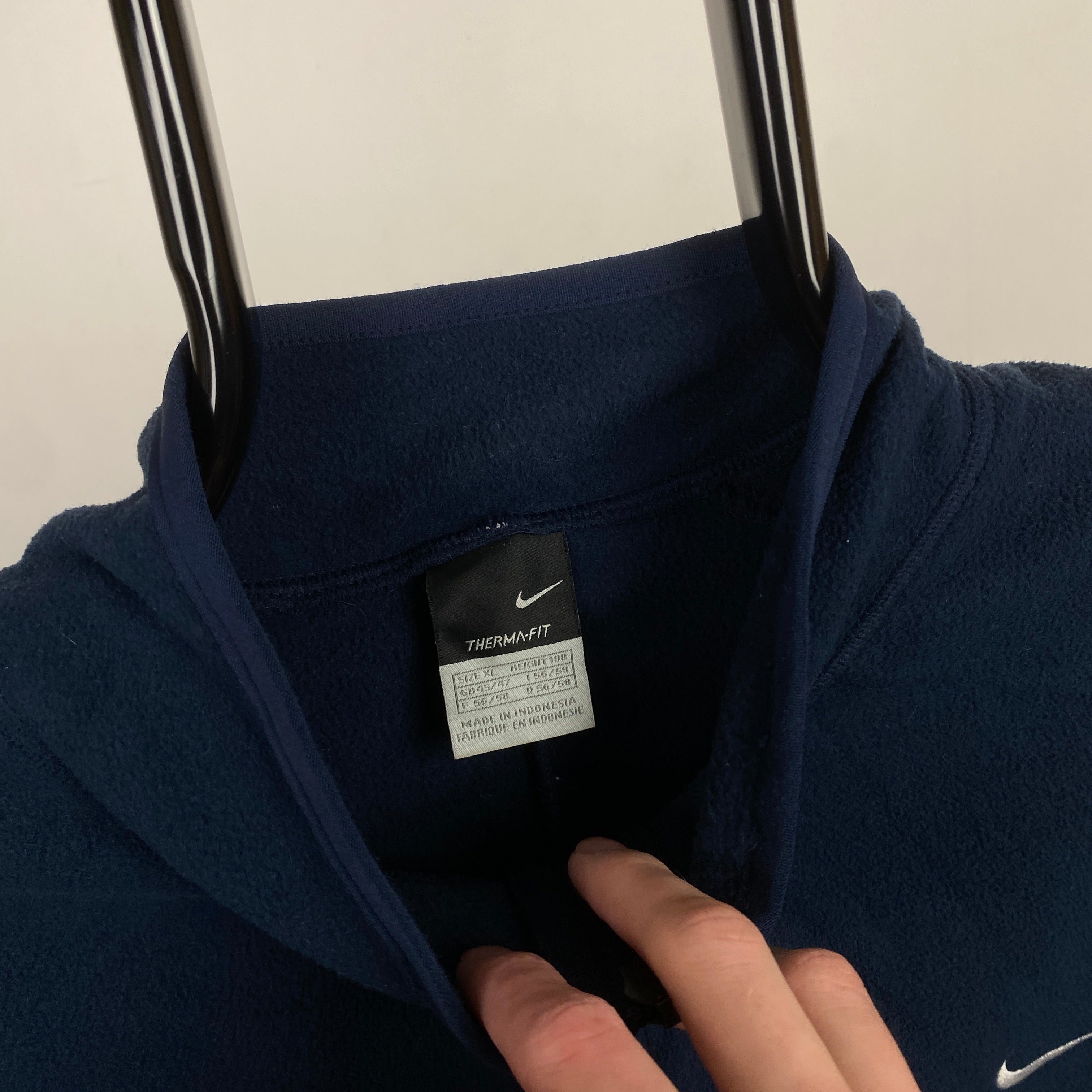 00s Nike Therma-Fit Fleece Sweatshirt Blue XL