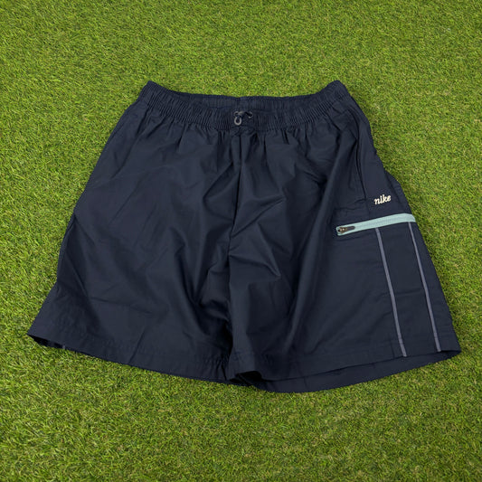 00s Nike Zip Pocket Shorts Blue Large