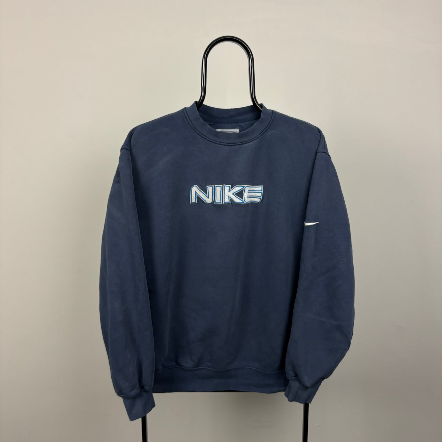 00s Nike Sweatshirt Blue Medium