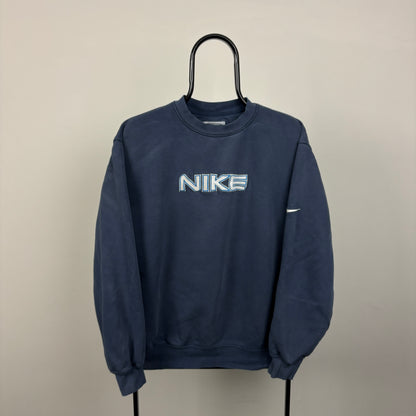 00s Nike Sweatshirt Blue Medium