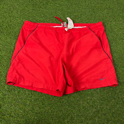 00s Nike Piping Shorts Red XL