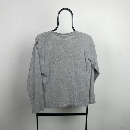 00s Nike Longsleeve T-Shirt Grey Womens Medium