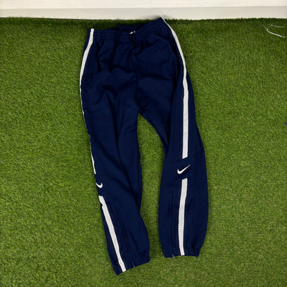 90s Nike Nylon Tracksuit Jacket + Joggers Set Red Large