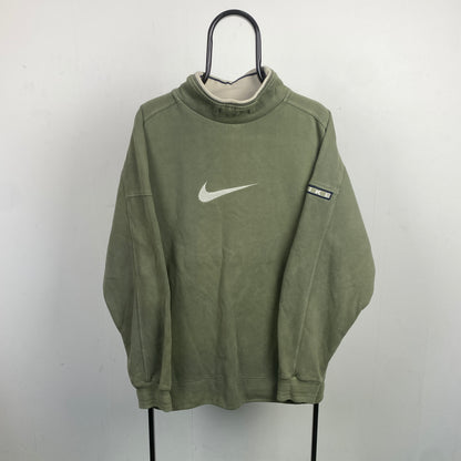 90s Nike Sweatshirt Green Large