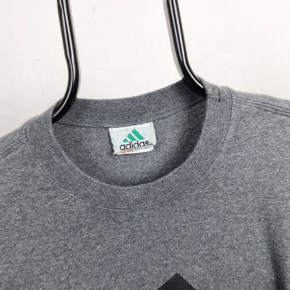 90s Adidas Equipment T-Shirt Grey Large