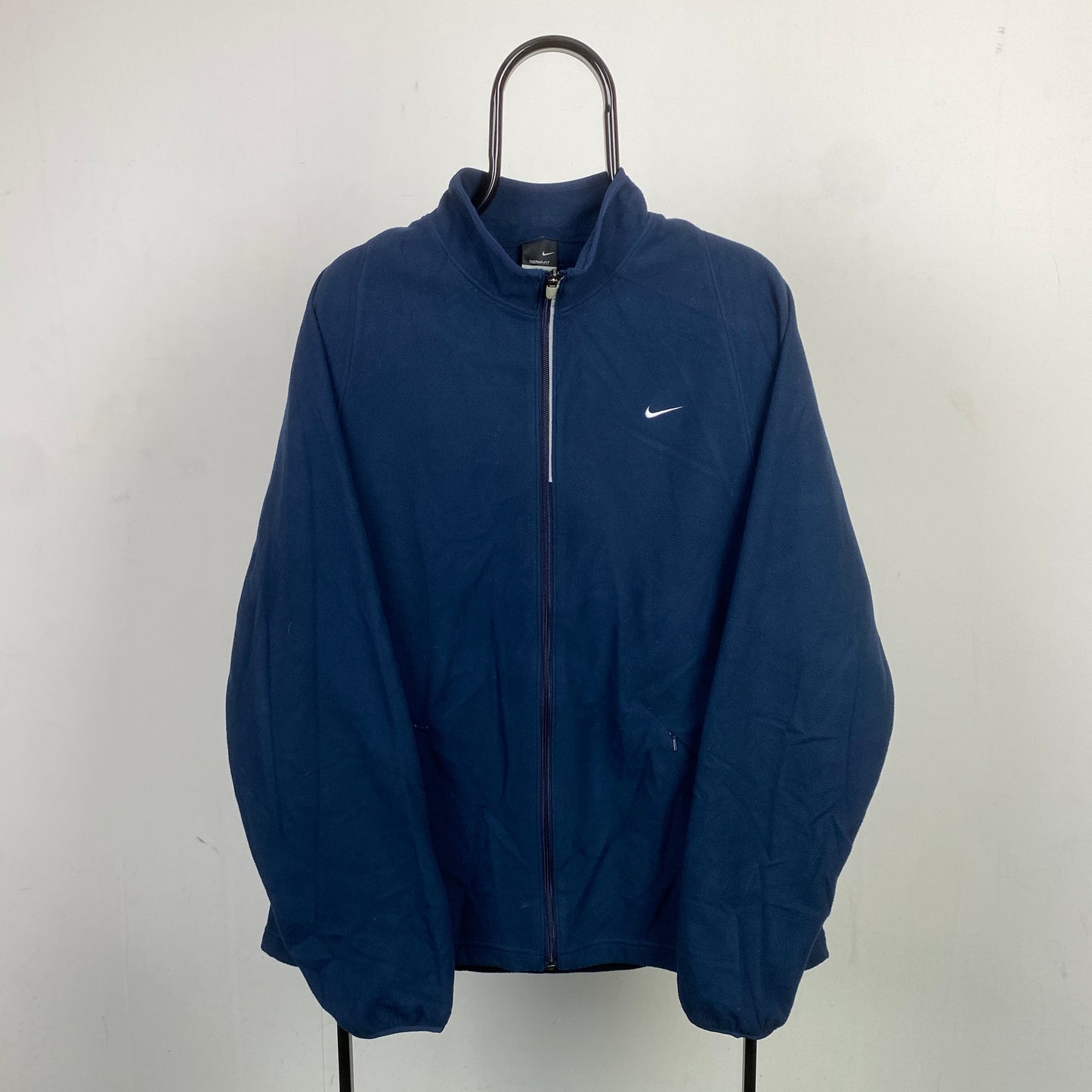 00s Nike Therma-Fit Fleece Sweatshirt Blue XL