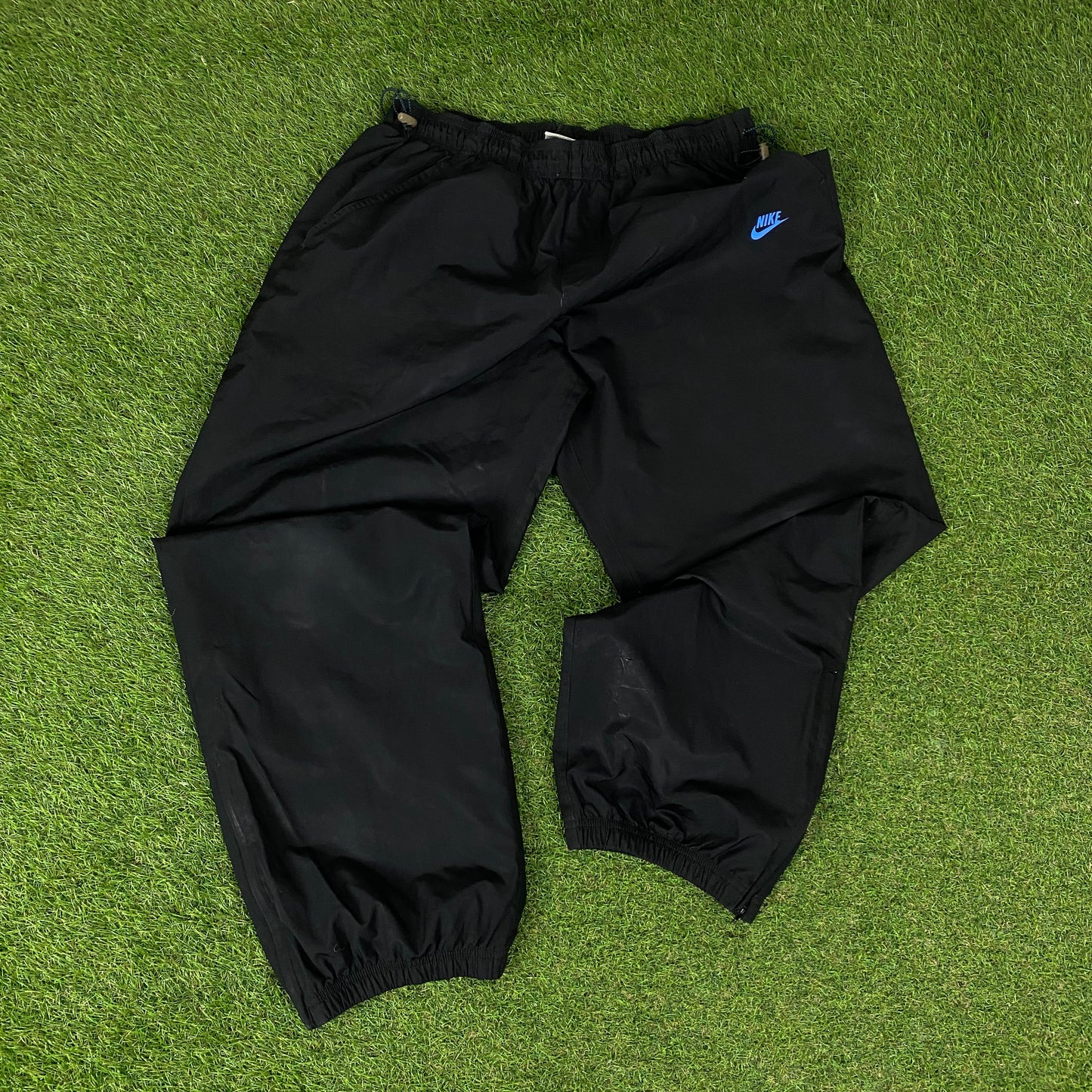 00s Nike Air Max 95 Windbreaker Tracksuit Set Jacket + Joggers Black XL