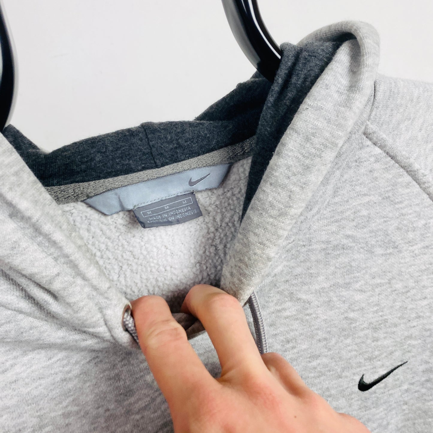 00s Nike Heavyweight Hoodie Grey Medium