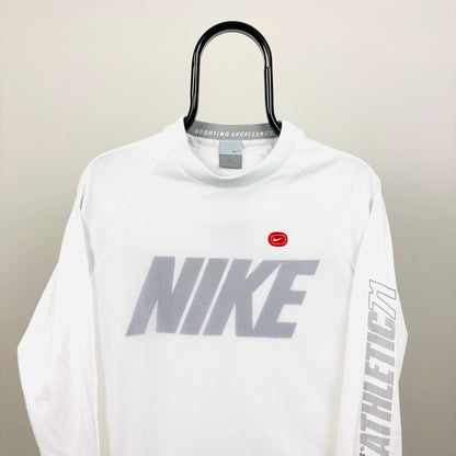00s Nike Long Sleeve T-Shirt White Medium