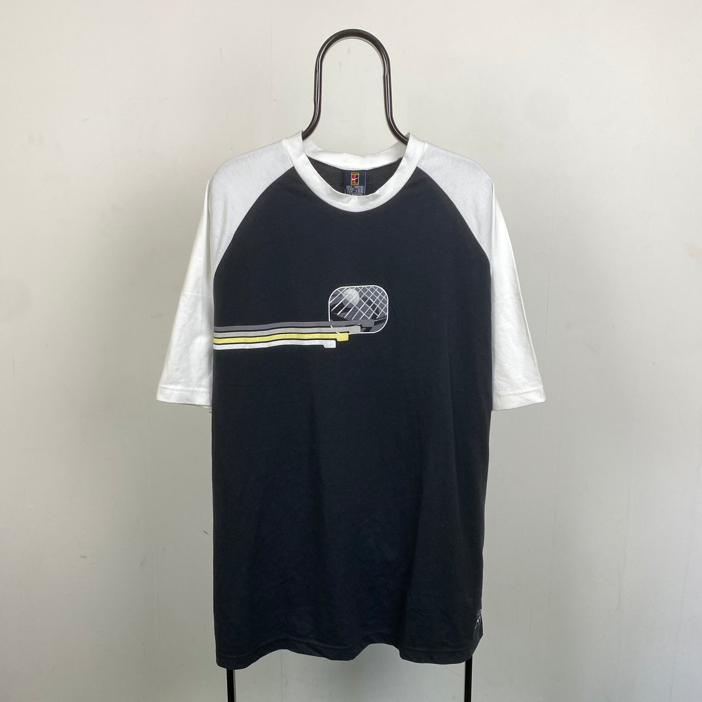 00s Nike Court T-Shirt Black XL