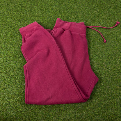00s Stussy Cotton Joggers Red Small