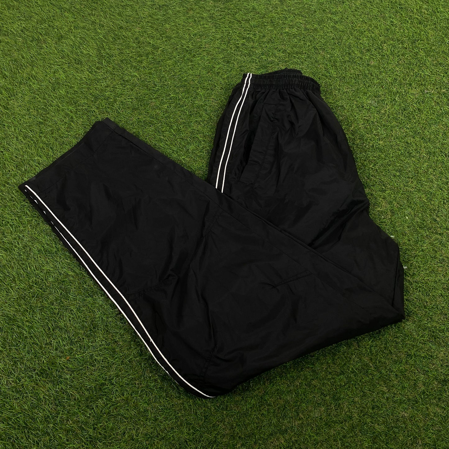 Retro Umbro Piping Joggers Black XS