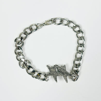 Vintage Star Outline Bracelet Silver