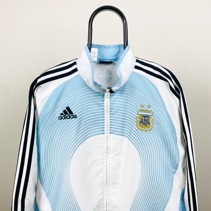90s Adidas Argentina Windbreaker Jacket White Medium