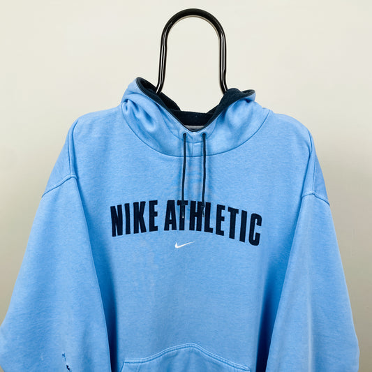 00s Nike Athletic Hoodie Baby Blue XL