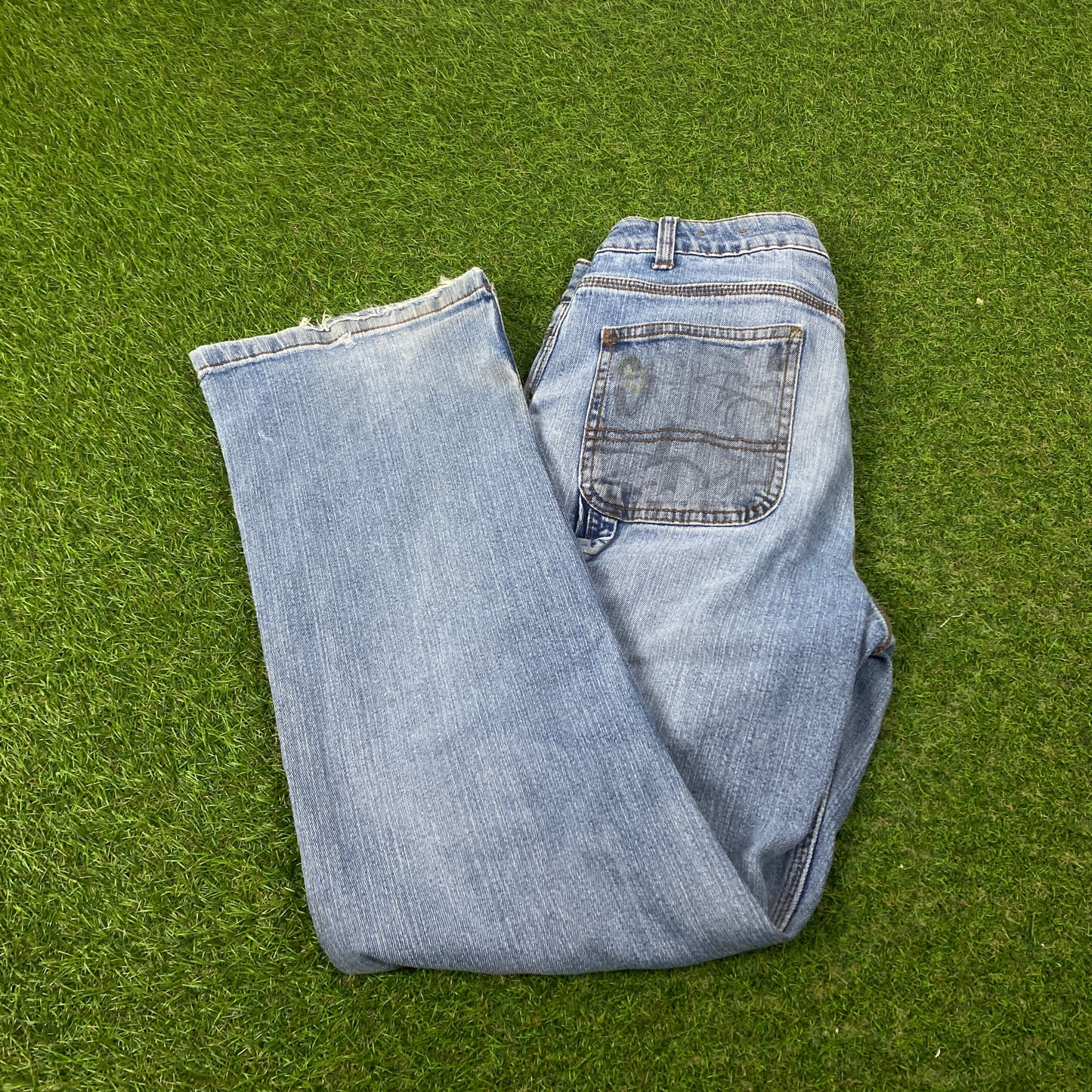 00s Carhartt Carpenter Jeans Joggers Blue Small