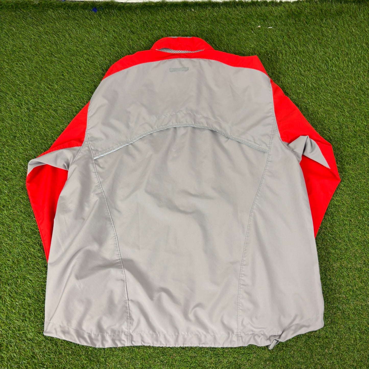 00s Nike Piping Tracksuit Jacket + Joggers Set Red Large