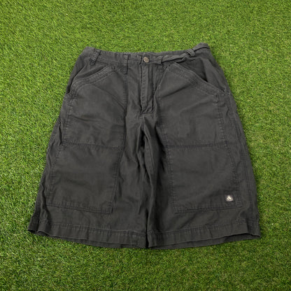 00s Nike ACG Cargo Shorts Grey Small