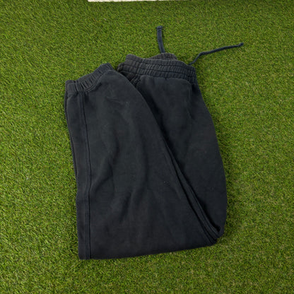 00s Nike Wide Leg Cotton Joggers Blue Small
