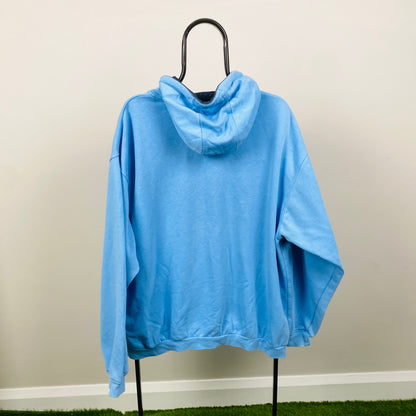 00s Nike Athletic Hoodie Baby Blue XL