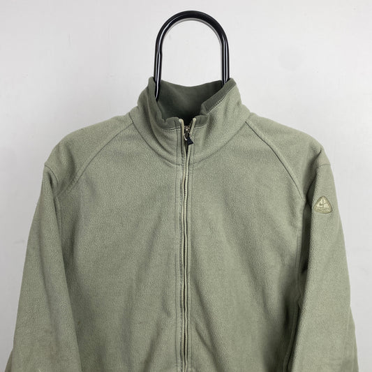 00s Nike ACG Zip Fleece Sweatshirt Green Small