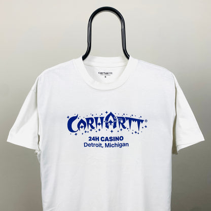 00s Carhartt T-Shirt White Small