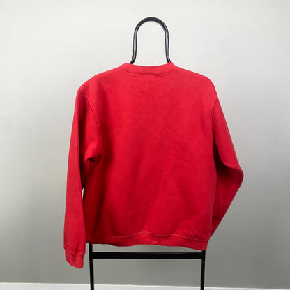90s Nike Wisconsin Sweatshirt Red Large