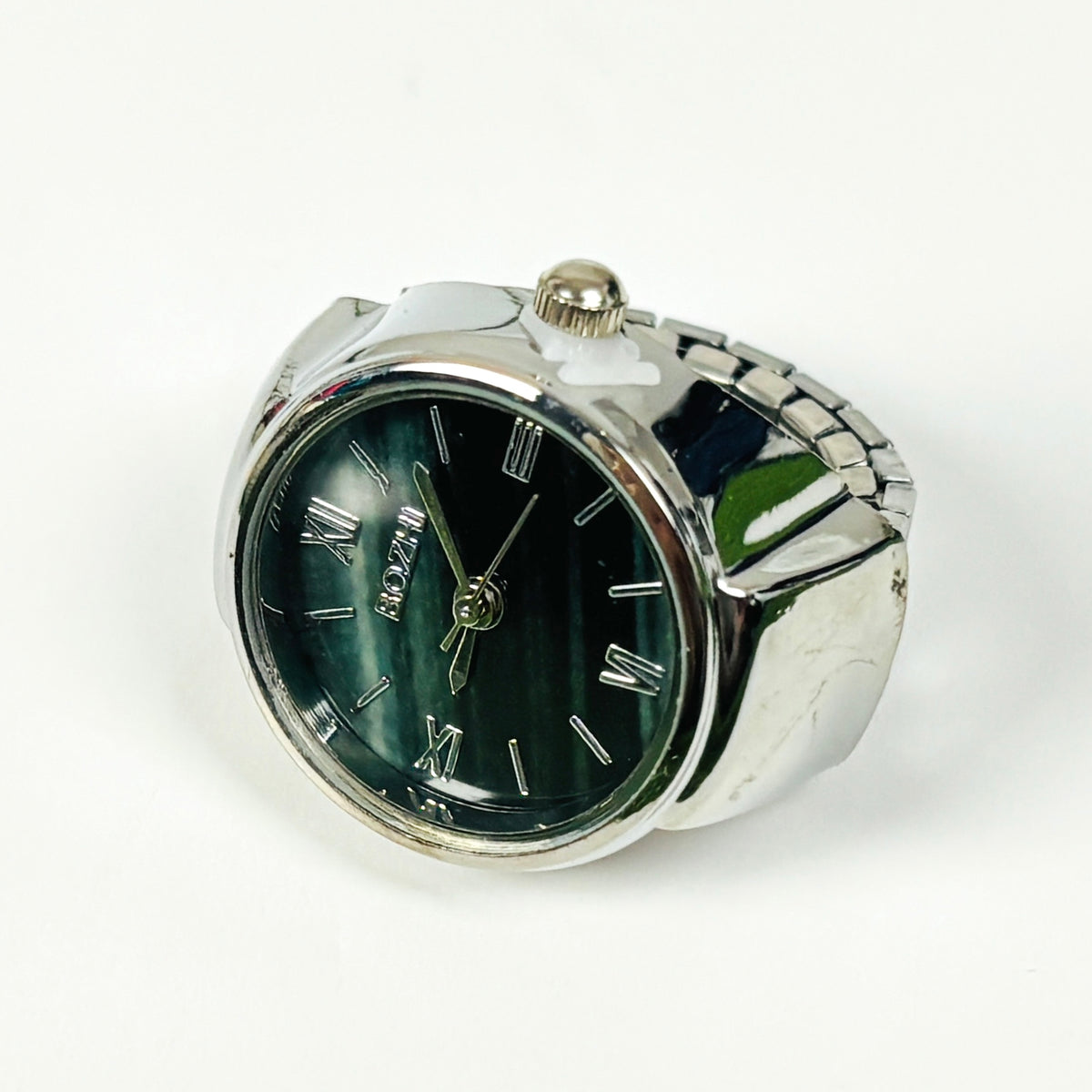 Vintage Watch Ring Midnight Black