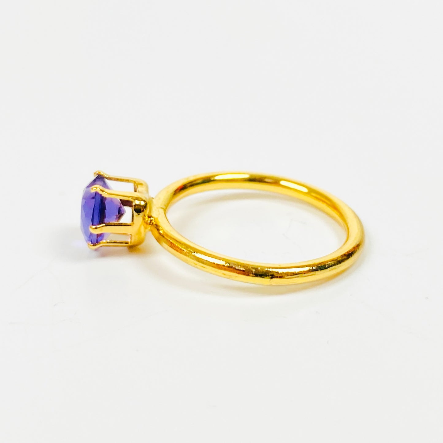 Retro Vintage Heart Ring Gold