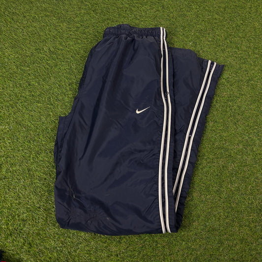 00s Nike Piping Joggers Blue Medium