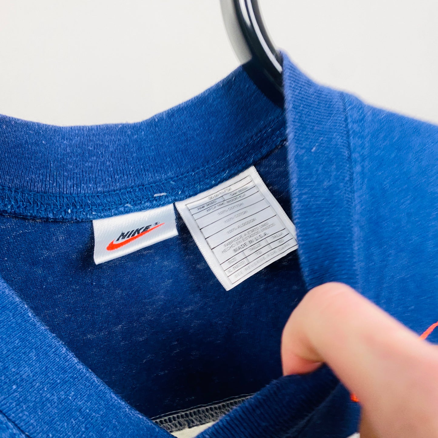 90s Nike Street Hockey T-Shirt White Small