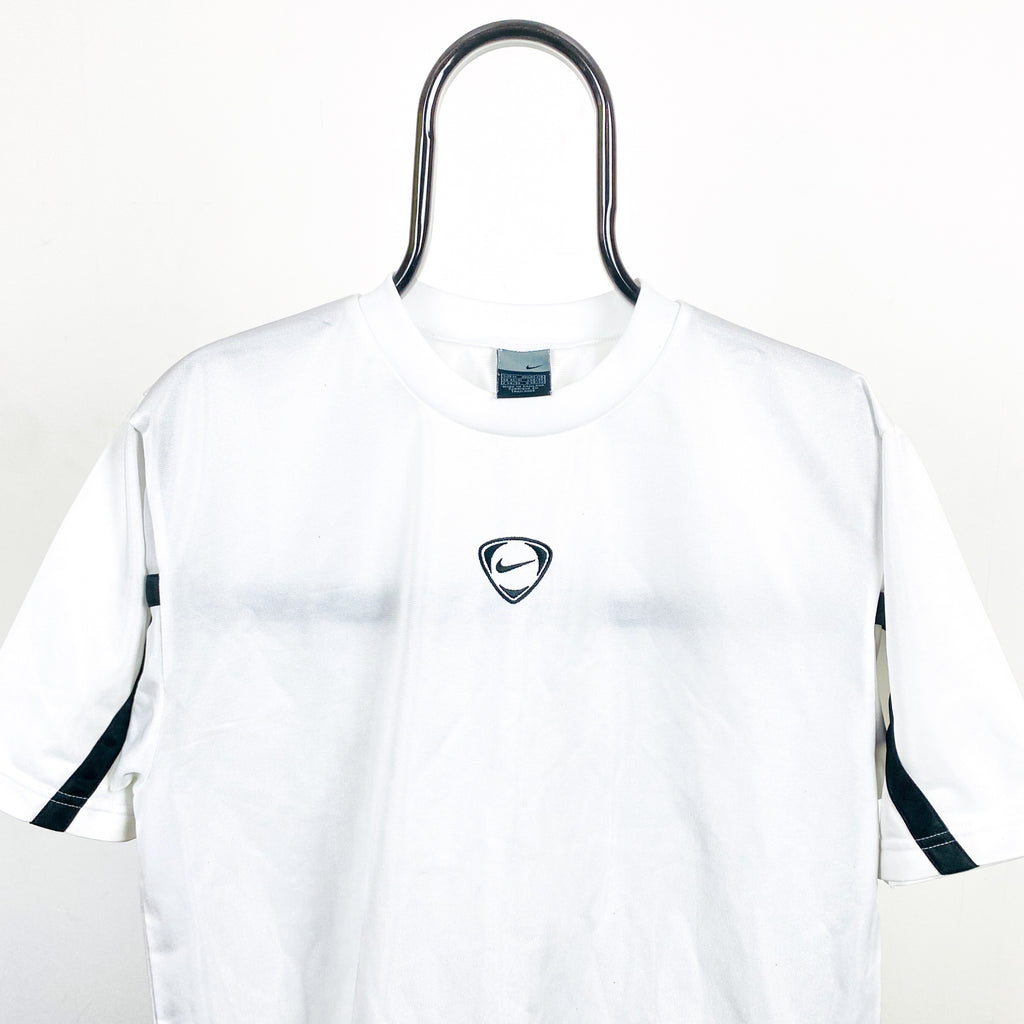 00s Nike Centre Swoosh T-Shirt White Medium