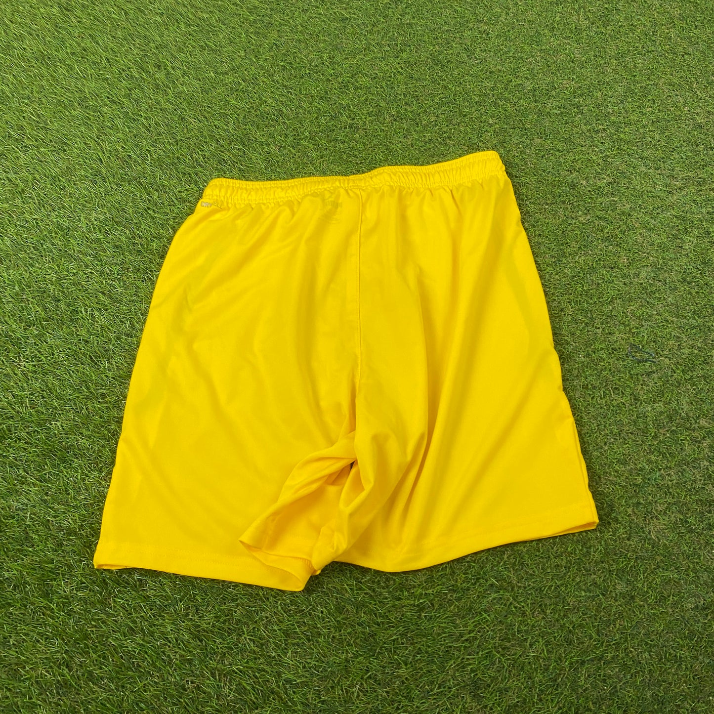 Retro Puma Football Shorts Yellow Small