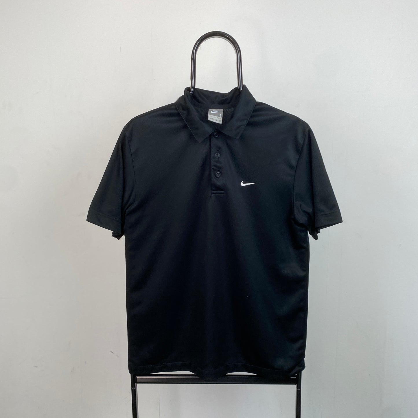 00s Nike Golf Polo Shirt T-Shirt Black Small