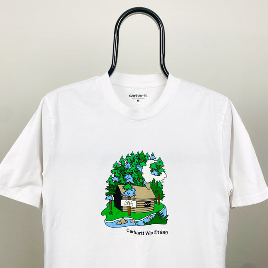 00s Carhartt T-Shirt White Medium