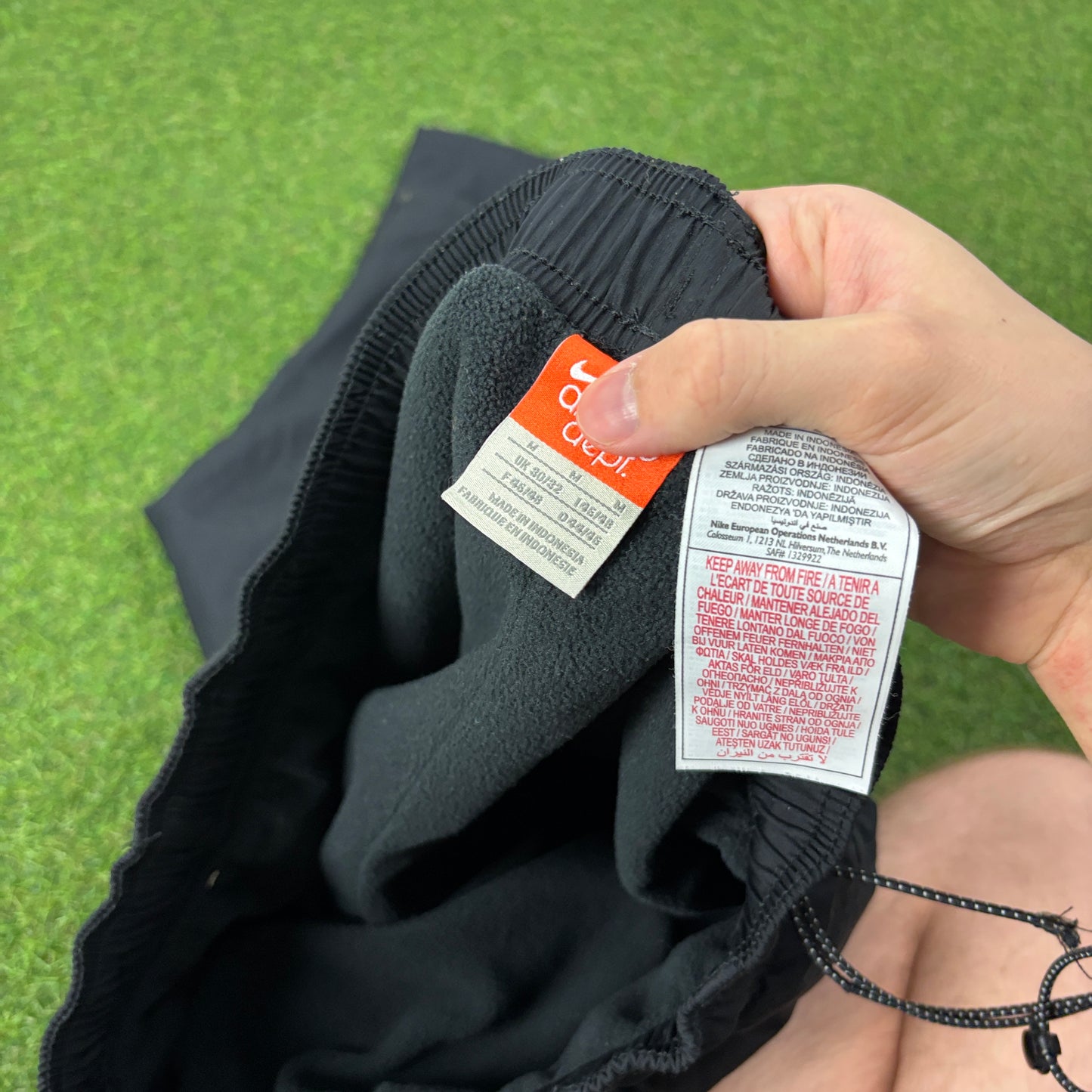 00s Nike Fleece Lined Joggers Black Medium